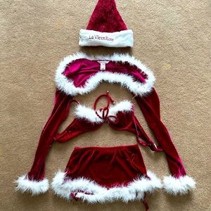 Mrs Claus Santa Lingerie Set